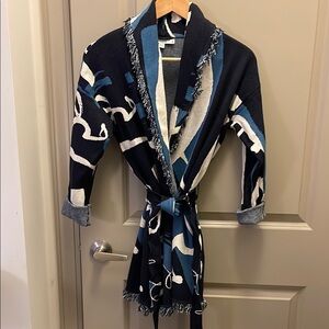 Chico’s women’s belted cardigan sweater